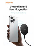 Mcdodo Magnetic Wireless Charger – 15W Fast Charging | MagSafe Compatible (iPhone & Android) NextGad