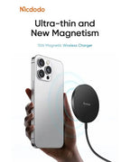 Mcdodo Magnetic Wireless Charger – 15W Fast Charging | MagSafe Compatible (iPhone & Android) NextGad