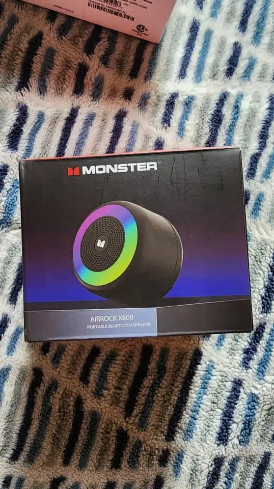 Monster Airrock X500 Bluetooth Speaker – RGB Lights | Deep Bass | Portable Wireless Speaker NextGad