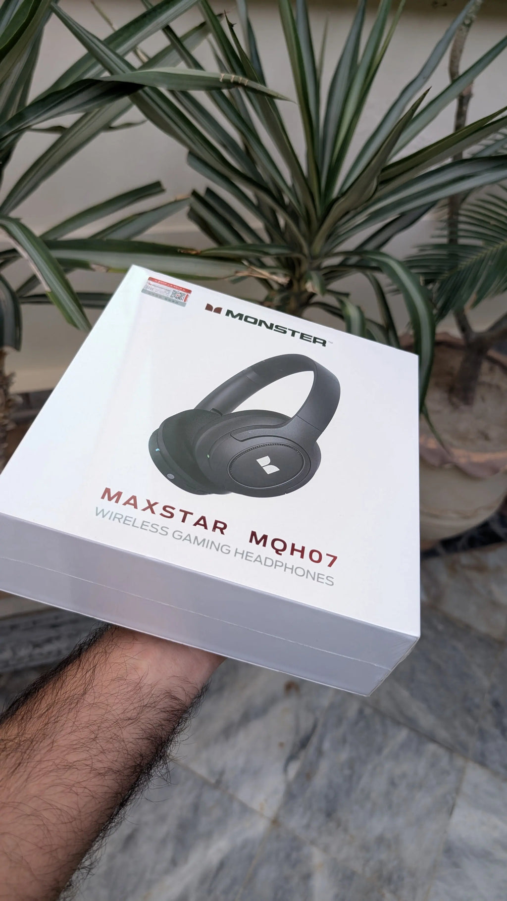 Monster MQH07 Wireless ANC Headphones – 38dB Noise Cancellation | Gaming & Music (Black) NextGad