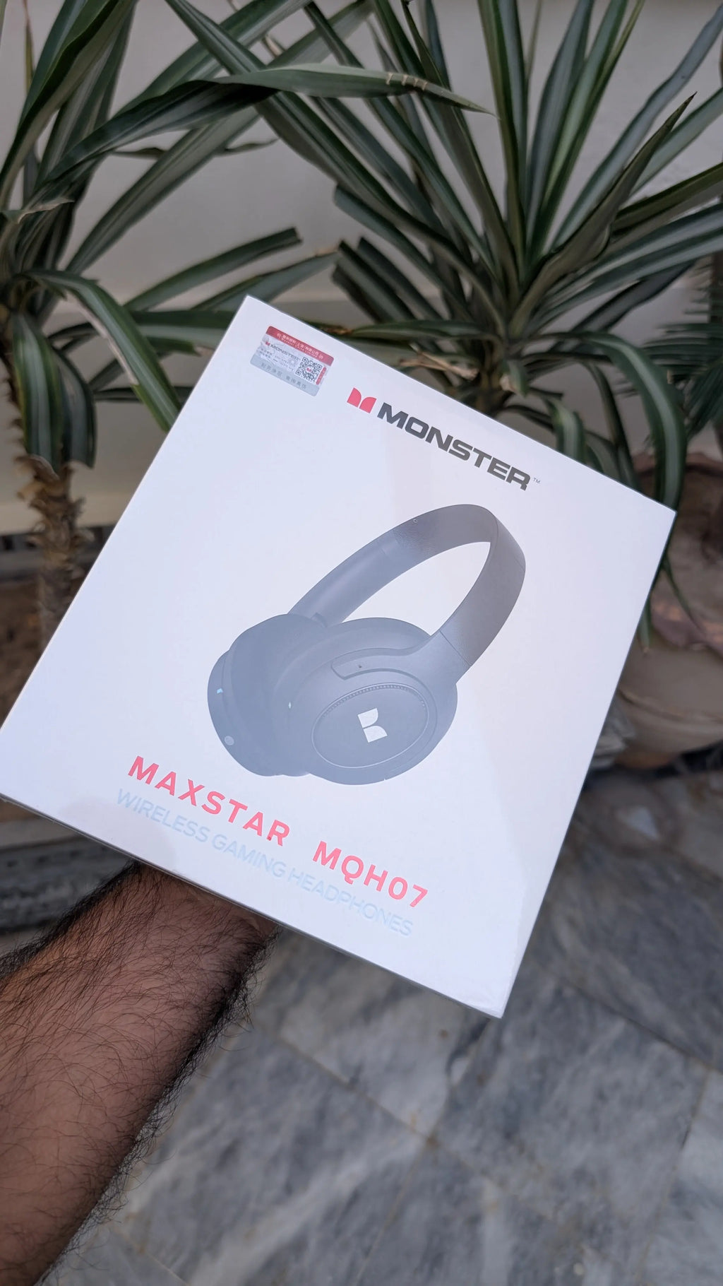 Monster MQH07 Wireless ANC Headphones – 38dB Noise Cancellation | Gaming & Music (Black) NextGad