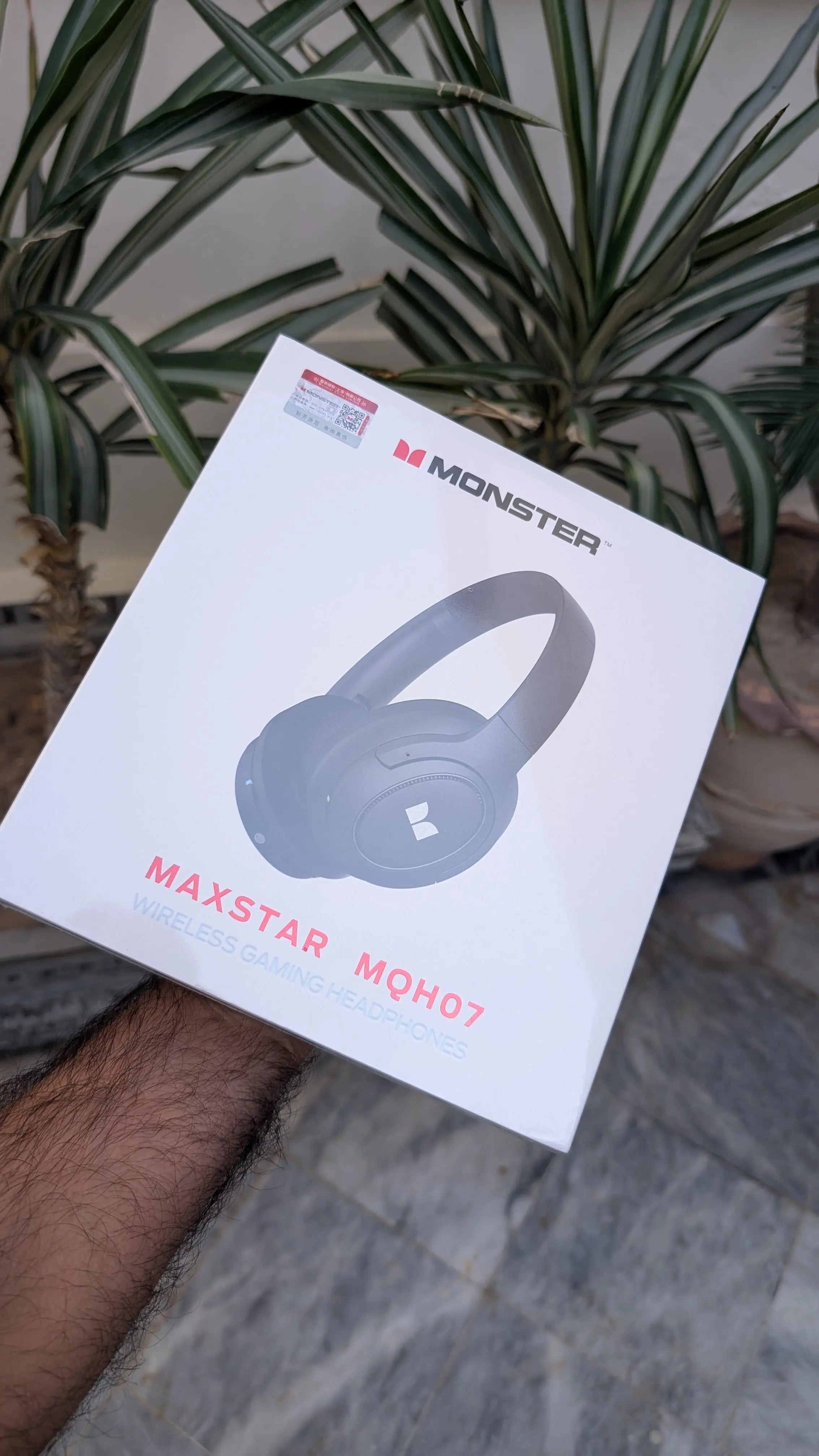 Monster MQH07 Wireless ANC Headphones – 38dB Noise Cancellation | Gaming & Music (Black) NextGad
