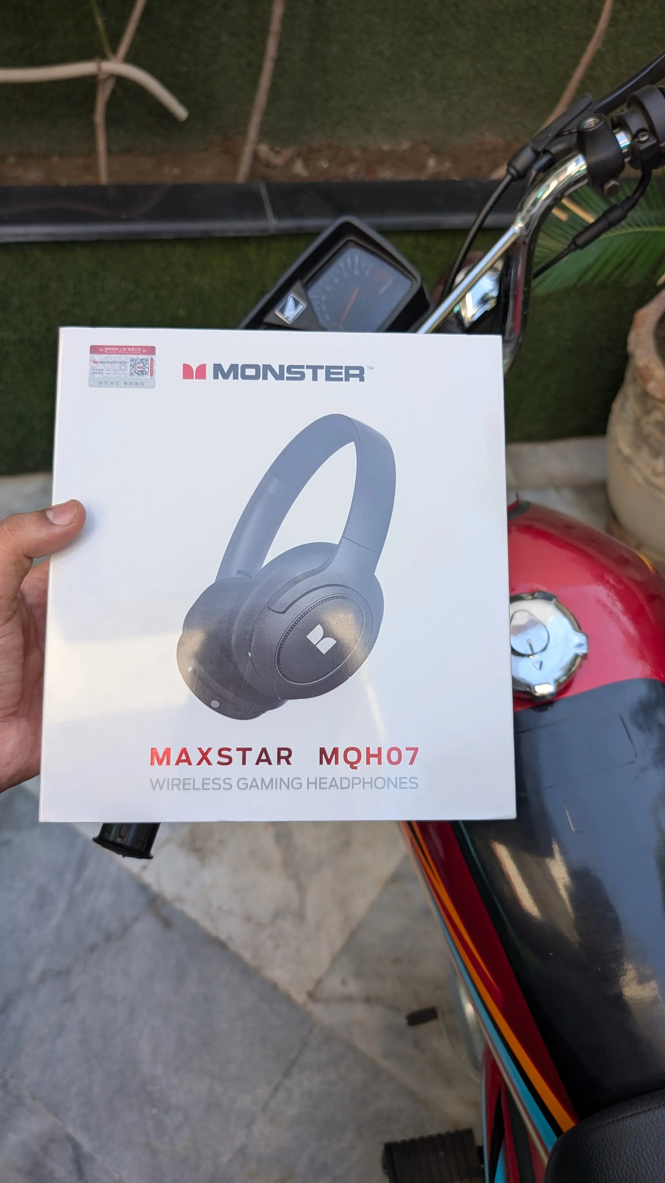 Monster MQH07 Wireless ANC Headphones – 38dB Noise Cancellation | Gaming & Music (Black) NextGad